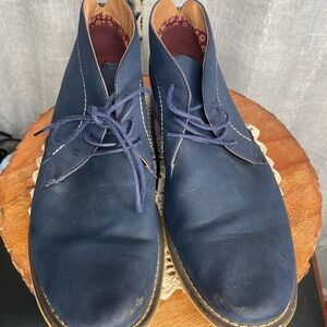 Harrison Myles Blue Suade Shoes Men's Size 11